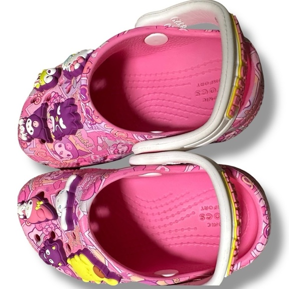 Hello Kitty Crocs Clog Pink Toddler Size 6 - Picture 5 of 10